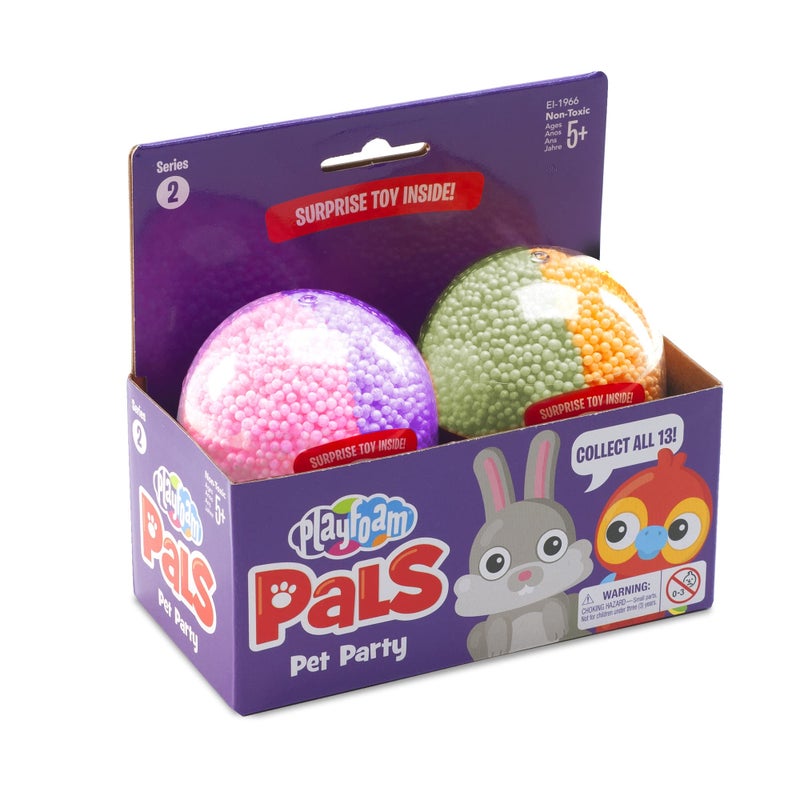 Educational Insights Playfoam Pals Pet Party 2-Pack | Non-Toxic, Never Dries Out Playfoam | Sensory, Shaping Fun, Arts & Crafts For Kids | Surprise Collectible Toy| Perfect for Ages 5 and up - Image 5