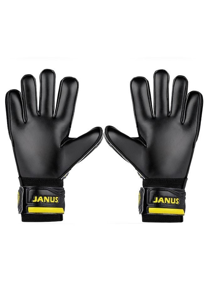 Janus - Goalie Gloves for Youth and Adult, Goalkeeper Gloves Kids with Finger Support, Soccer Gloves for Men and Women, Junior Keeper Football Gloves for Training and Match - Image 1