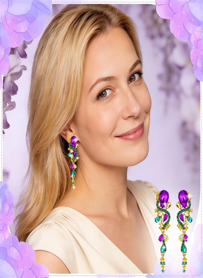 FBBP Mothers Day Gifts for Mom from Daughter Son, Purple Gifts for Women, Purple Earrings for Her Wife Sister, Birthday Anniversary Graduation Presents for Women - Image 2