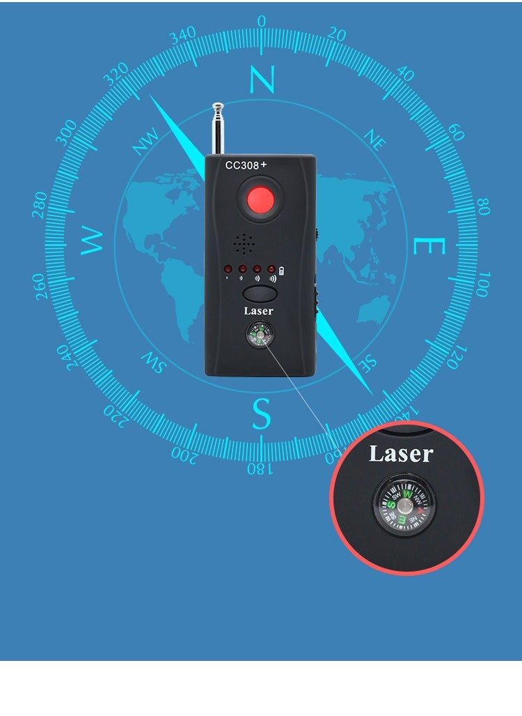 Ocean Wireless Anti-Detector Hidden Camera GSM Audio Bug Finder (Made in China)  - Image 2
