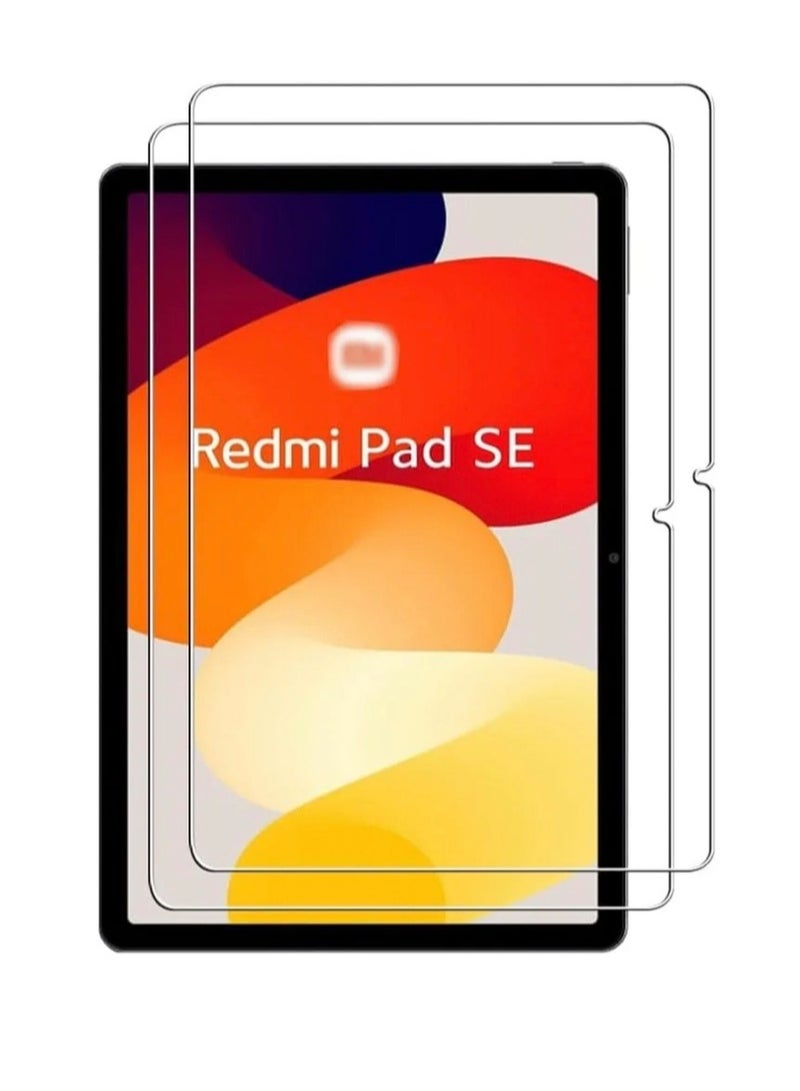2 Pack Tempered Glass Screen Protector For Xiaomi Redmi Pad SE 11 inch Clear  - Image 1