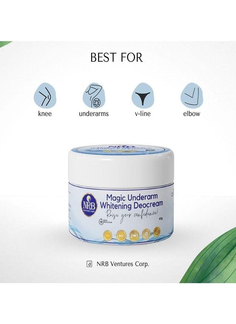 NRB Magic Underarm Whitening DeoCream 40 grams  - Image 1
