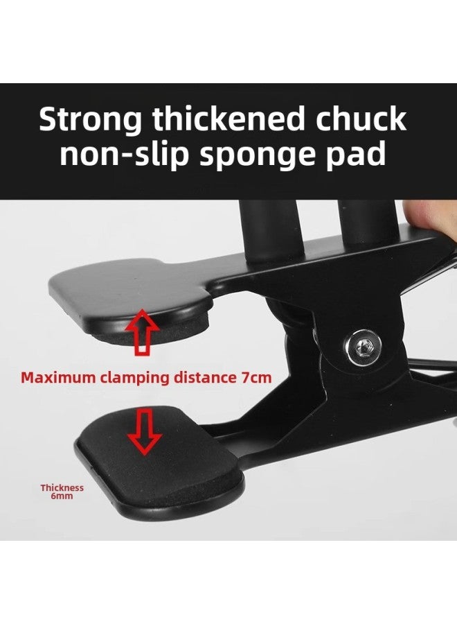 Fishing Lights Bridge Raft Night Fishing Lights Blue Light Raft Fishing Rod Light Zoom Fishing Lights Bait Lights Fishing Supplies-Color:【clip】 Focusing Adjustment Lamp 【single Lamp Holder】 Double Light Source - Image 3