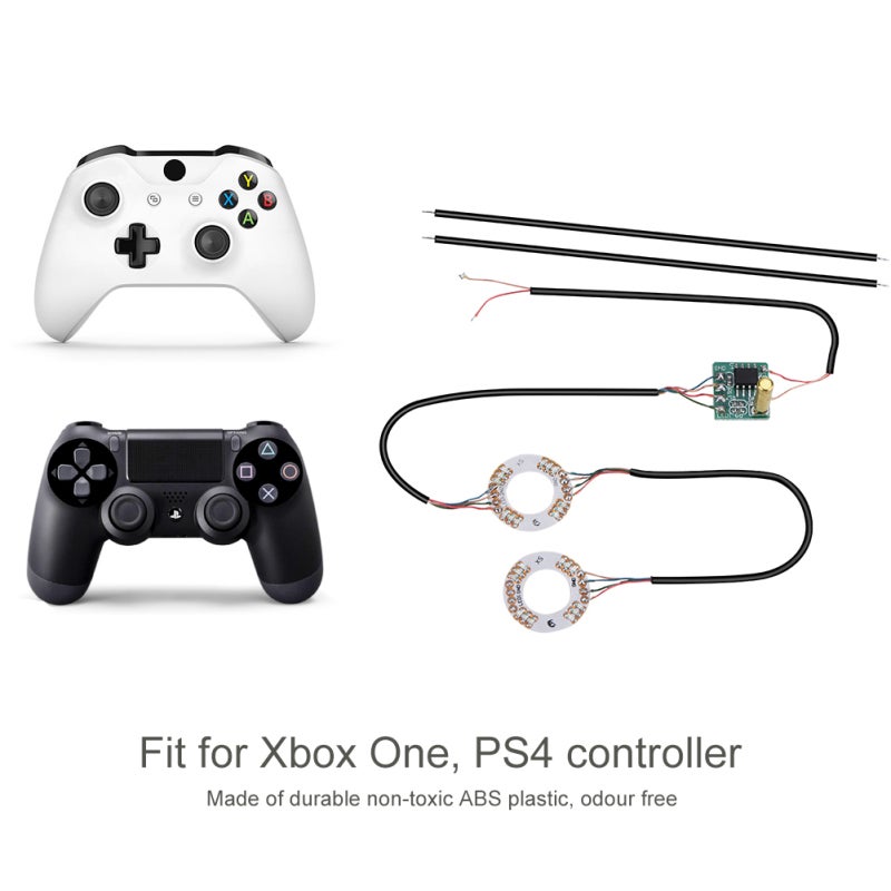 LED Thumb Sticks ABS Plastic 7 Colors Switch - Easy Installation Power Saving Analog Thumbstick Caps for Xbox One PS4 Controller Gamers - Image 5