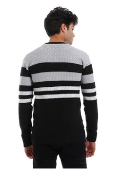 Caesar Wool Mens Pullover With Multi Design  - Image 4