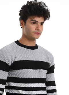 Caesar Wool Mens Pullover With Multi Design  - Image 3