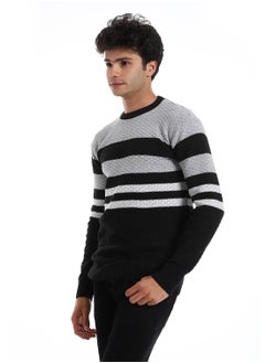 Caesar Wool Mens Pullover With Multi Design  - Image 2