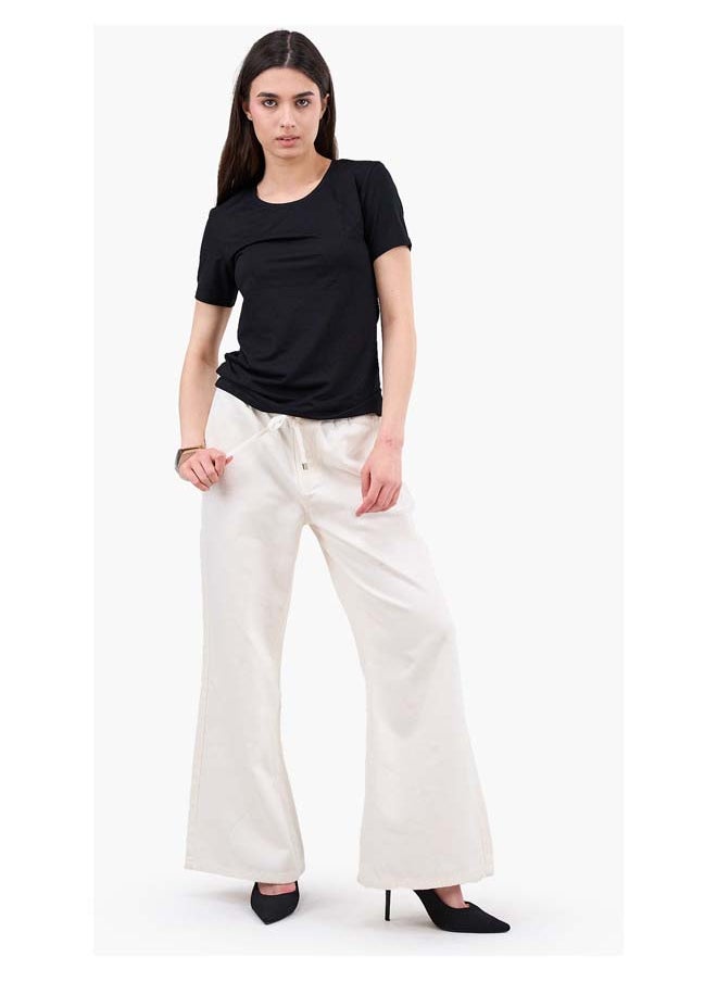 Clue Timeless Tencel Crew Neck Top  - Image 4