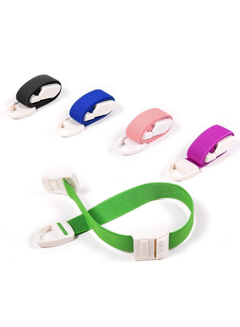 5-Piece Adjustable Tourniquets Medical Emergency First Aid Quick Release Outdoor Elastic Strap Buckle Band - Image 1
