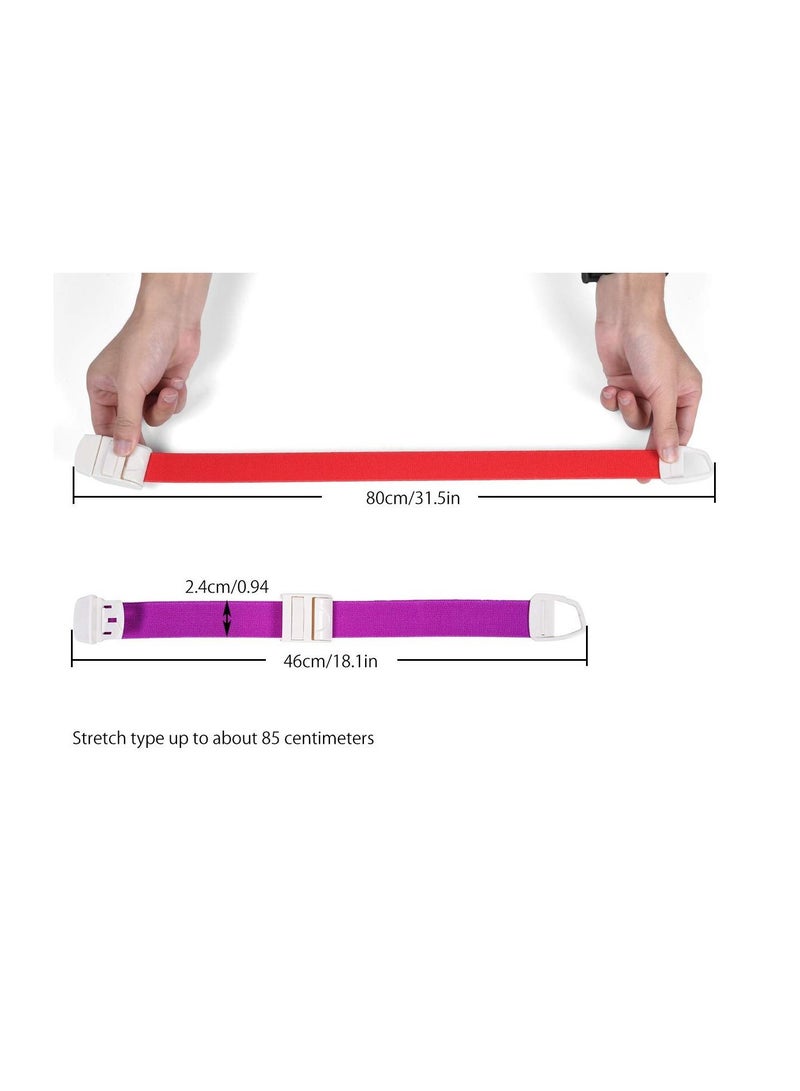 5-Piece Adjustable Tourniquets Medical Emergency First Aid Quick Release Outdoor Elastic Strap Buckle Band - Image 3