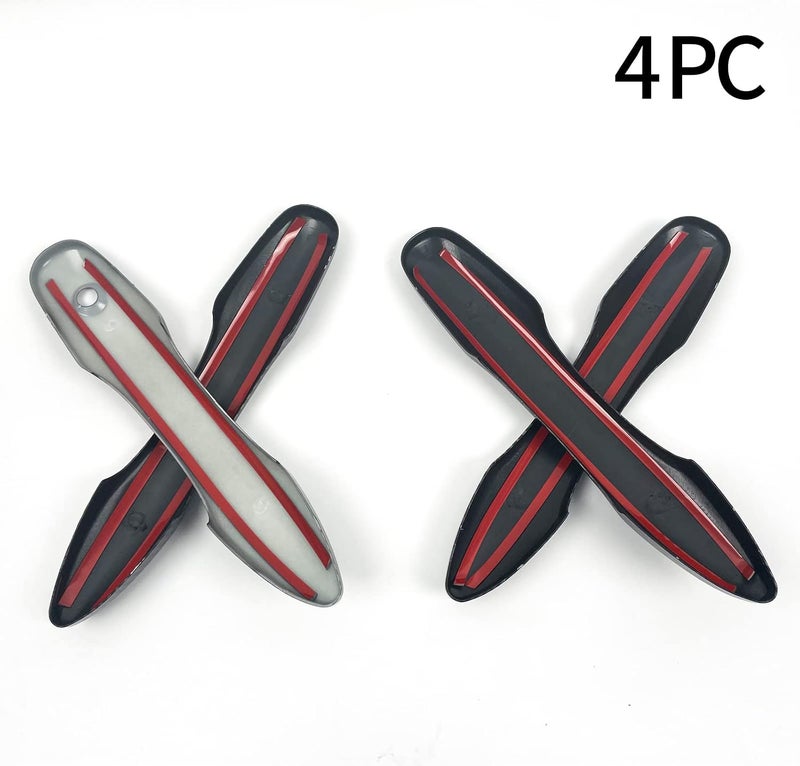 BENXUTO Door Handle Cover Trim Compatible with Toyota Camry 2018-2025 /Corolla 2019-2025 /Avalon 2019-2022 /Pruis Hatchback 2016-2024 Exterior Door Handle without Smart Key Hole Accessories Carbon Fiber style - Image 5