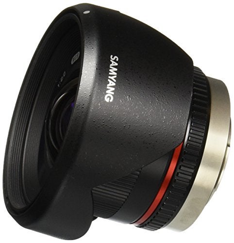 Samyang SY12M-MFT-BK 12mm F2.0 Ultra Wide Angle Fixed Lens for Olympus/Panasonic Micro 4/3 Cameras, Black - Image 1