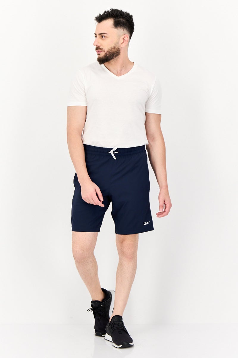 Reebok Men Sportswear Fit Training Shorts, Navy  - Image 4