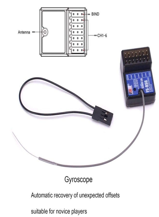 FlySky FS-BS6 Receiver 2.4Ghz 6CH AFHDS2 for FlySky FS-GT5 RC Car Boat Transmitter - Image 4