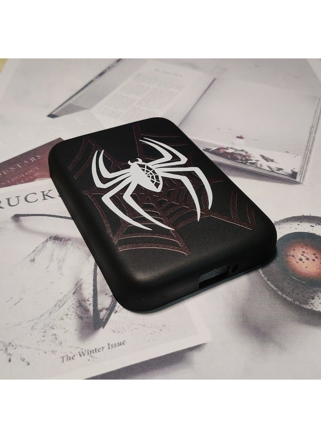 Magsafe Magnetic Wireless Charging Treasure Protective Case Is Suitable For Apple Matte Black Spider In Stock-Specifications:Spider Web Black Frosted Shell