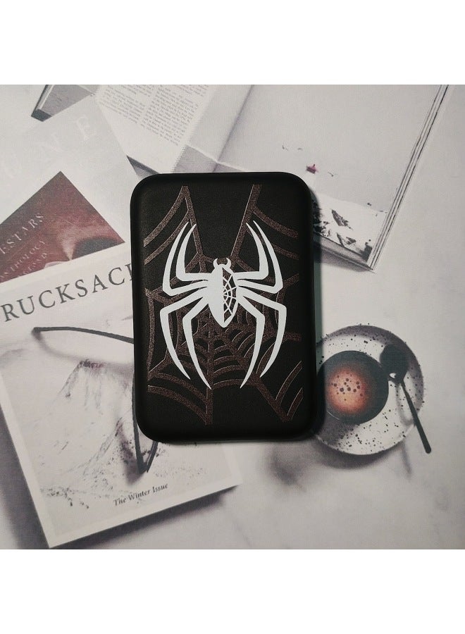 Magsafe Magnetic Wireless Charging Treasure Protective Case Is Suitable For Apple Matte Black Spider In Stock-Specifications:Spider Web Black Frosted Shell