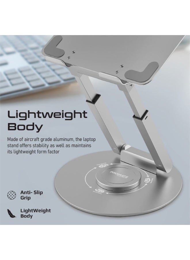 Promats Promate DeskMate-6 Ergonomic Multi-Level Aluminium Laptop Stand  - Image 4