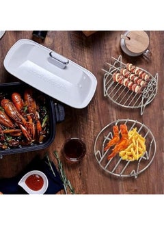 HOOKOR 5Pcs Air Fryers Accessories for Gowise Philips Cozyna and More, All Over 3.0L Capacity, All 3.7QT 5.3QT with 7 Inch Diameter, Universal Deep Fryer Accessories Kits  - Image 3