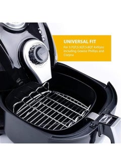 HOOKOR 5Pcs Air Fryers Accessories for Gowise Philips Cozyna and More, All Over 3.0L Capacity, All 3.7QT 5.3QT with 7 Inch Diameter, Universal Deep Fryer Accessories Kits  - Image 5