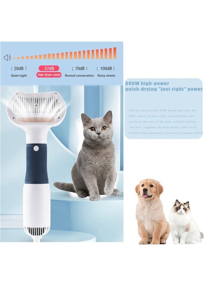 general 3-in-1 Low Noise Pet Hair Dryer Dog Hair Dryer with Sliding Brush Cat Hair Comb Dog Skin Blower - Image 4