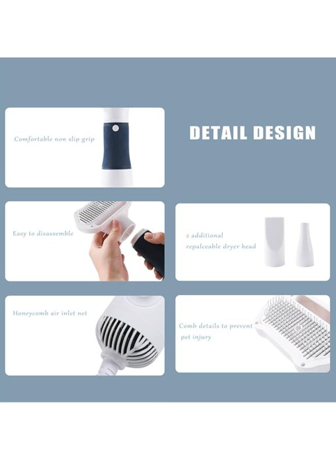 general 3-in-1 Low Noise Pet Hair Dryer Dog Hair Dryer with Sliding Brush Cat Hair Comb Dog Skin Blower - Image 3