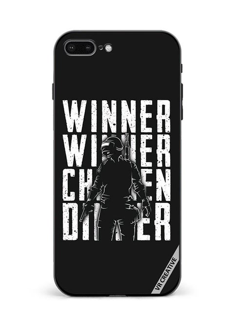 Protective Case Cover For Apple iPhone 7 Plus/8 Plus Pubg Design Multicolour