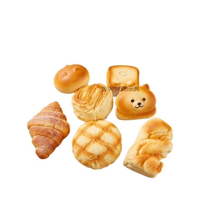 Slow Rebound Squishy Simulation Bread Shiba Inu Totoro Toast Squeeze Toy - Image 1
