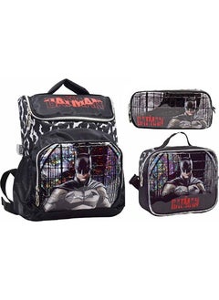 Famebag Batman- Primary and Secondary School and Daily Backpack Nutrition and Pencil Bag Set  - Image 1