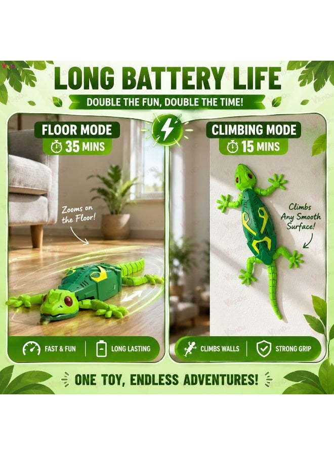 Wall Climbing RC Toy with Remote Control, Rechargeable Climbs Walls & Ceilings, Glowing Eyes Prank Toy for Kids Boys Girls Birthday Gift - Image 4