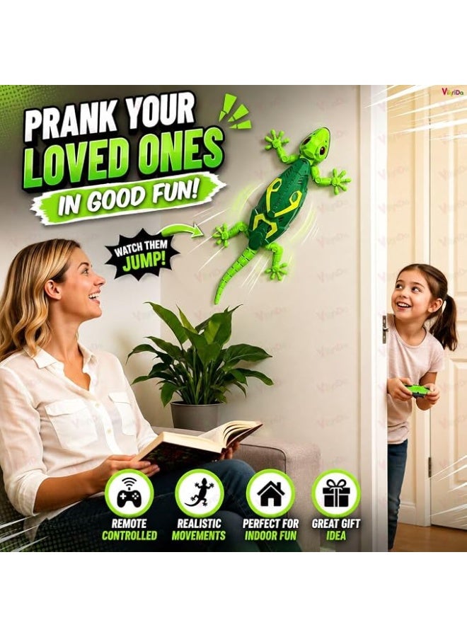 Wall Climbing RC Toy with Remote Control, Rechargeable Climbs Walls & Ceilings, Glowing Eyes Prank Toy for Kids Boys Girls Birthday Gift - Image 5