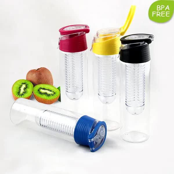 moxly moxly Fruit Infuser Water Bottle 750mlBPAFree Tritan Fruit Infusion Sports Bottle with Flip Top Lid and Drinking Spout LeakProof Design Durable and Lightweight Perfect for Hydrating Pack of 1 - Image 4
