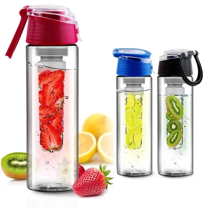 moxly moxly Fruit Infuser Water Bottle 750mlBPAFree Tritan Fruit Infusion Sports Bottle with Flip Top Lid and Drinking Spout LeakProof Design Durable and Lightweight Perfect for Hydrating Pack of 1 - Image 1