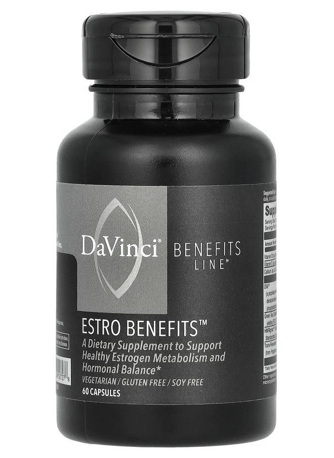 DaVinci Laboratories Benefits Line Estro Benefits 60 Capsules 