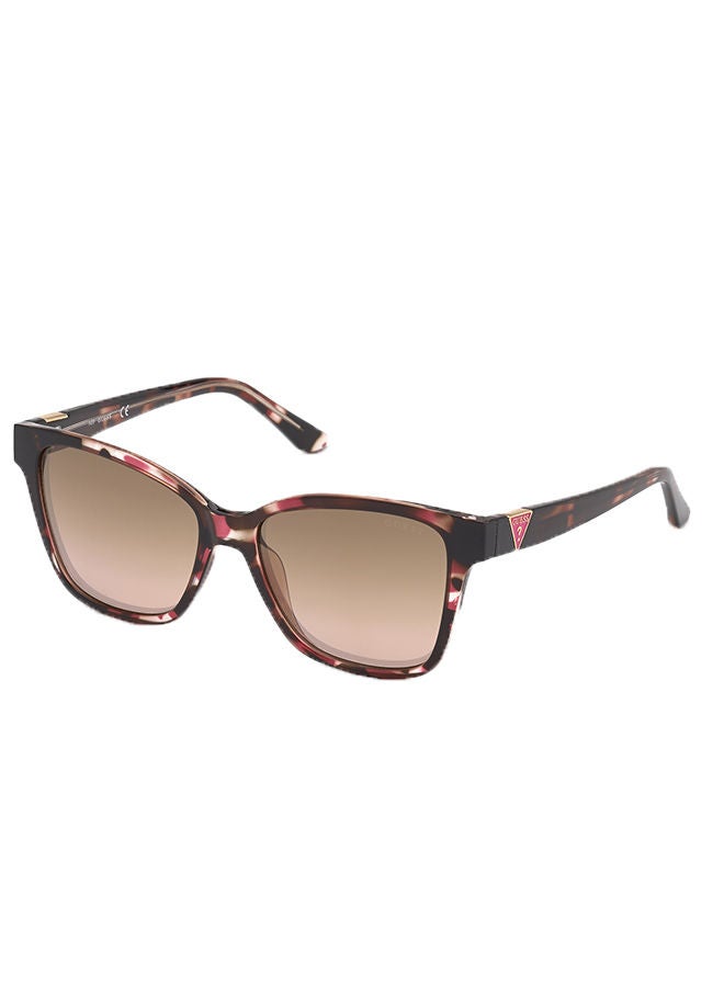 GUESS Women Wayfarer Sunglasses with Brown Lenses - GU7776 74G 54mm - Image 1