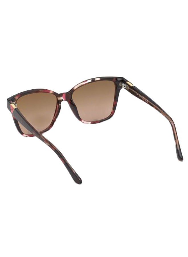 GUESS Women Wayfarer Sunglasses with Brown Lenses - GU7776 74G 54mm - Image 4