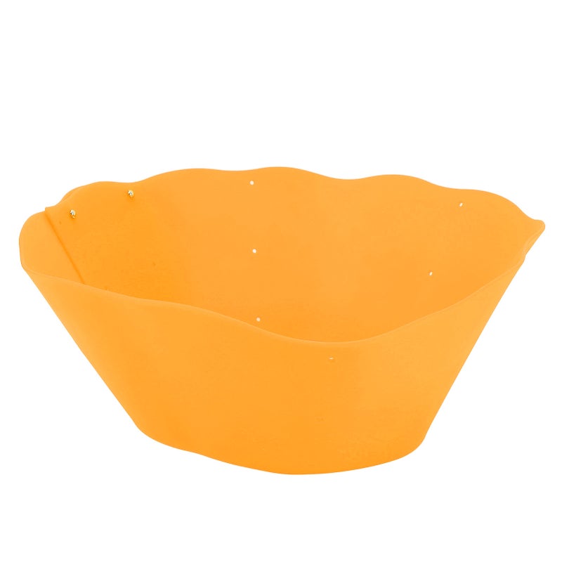 Silicone Splatter Guard for Frying Pan Pot DIY Adjustable Oil Splash Guard for Kitchen Everyday Cooking Orange - Image 3