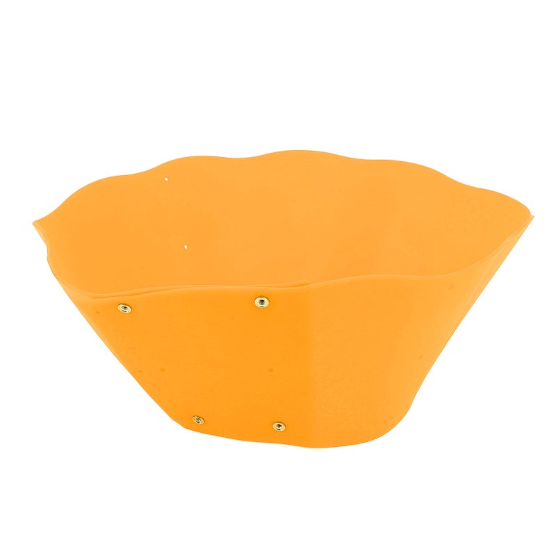 Silicone Splatter Guard for Frying Pan Pot DIY Adjustable Oil Splash Guard for Kitchen Everyday Cooking Orange - Image 4