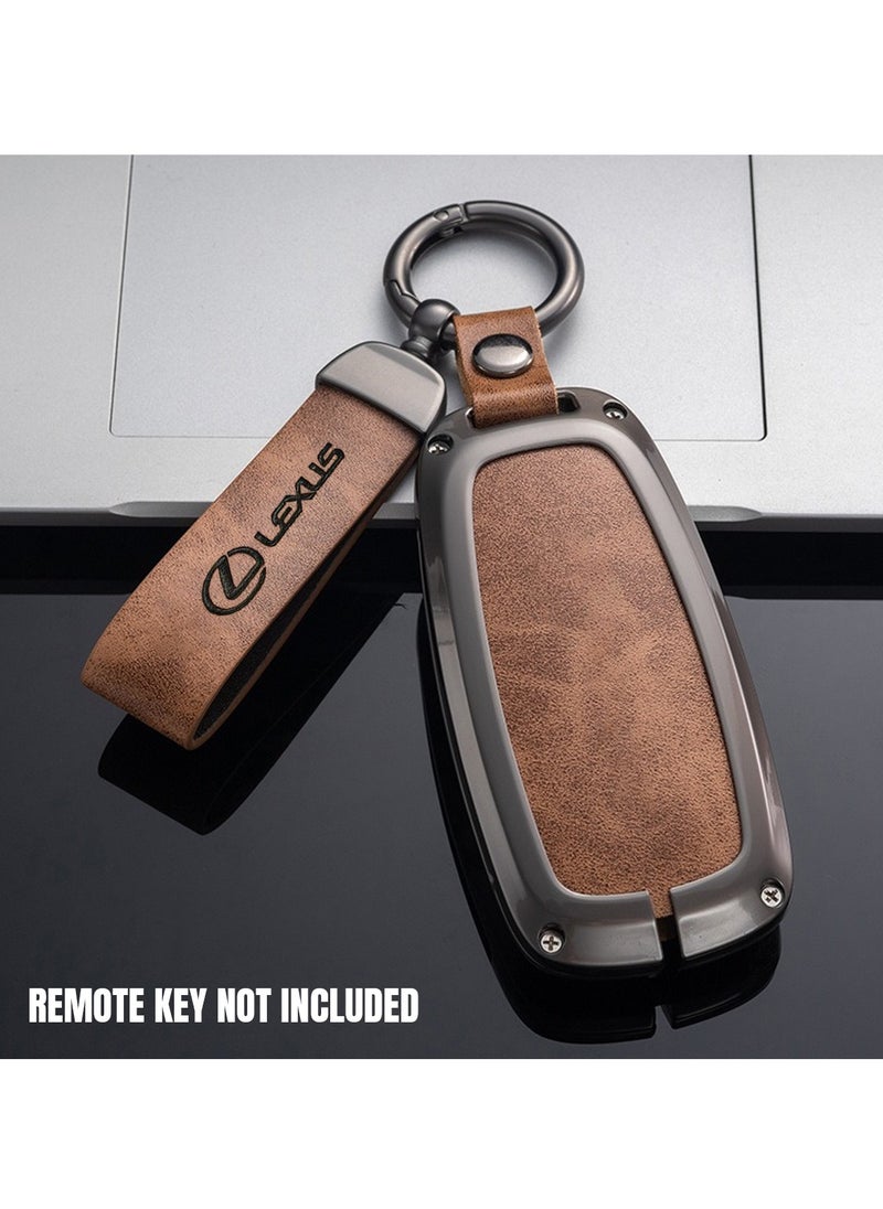 LEXUS Luxury Lexus Car Key Chain - Elegant PU Leather Strap and Metal Ring - Durable and Stylish Keyring  - Image 5