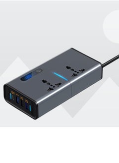 ELTRAZONE Car Power Inverter 200W: LED Display, Multiple Ports & Switch Control  - Image 2