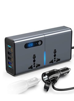 ELTRAZONE Car Power Inverter 200W: LED Display, Multiple Ports & Switch Control  - Image 3