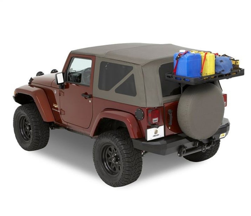 Bestop نظام دعم رف الباب الخلفي Bestop 4141201 لسيارة Wrangler JK 2007-2018 ذات البابين/الأربعة أبواب - Image 1