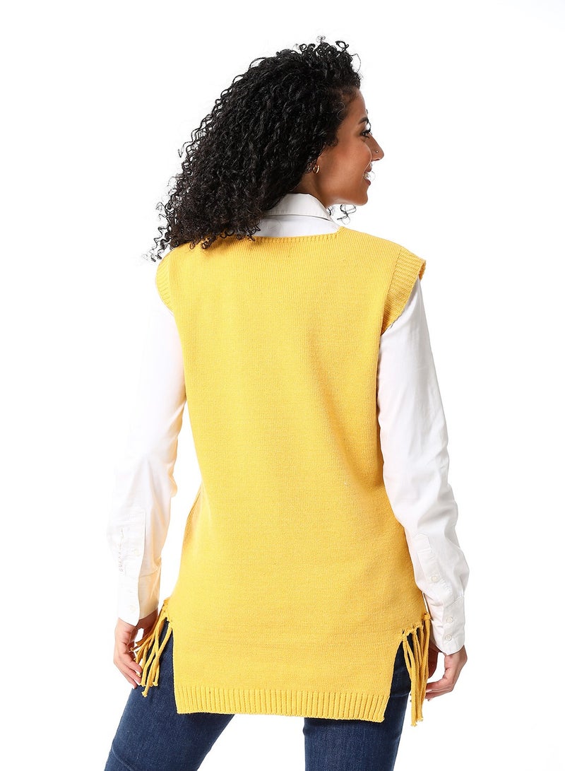 Caesar Womens Wool Vest - Image 4