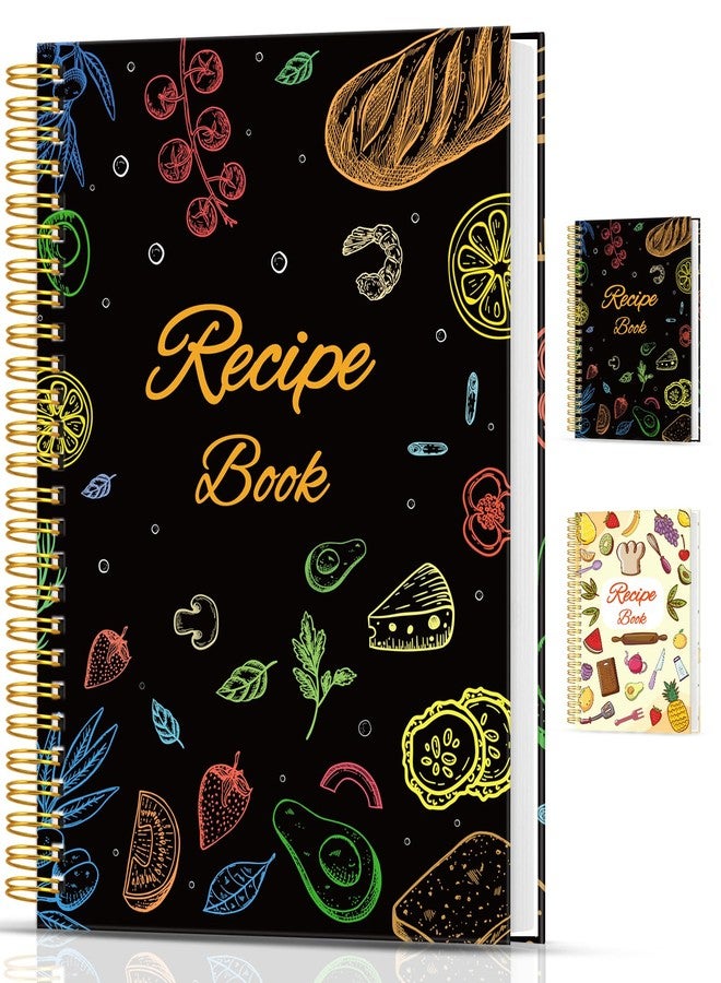 BLESWIN Blank Recipe Book to Write in Your Own Recipes, 8.5" x 5.8" Hardcover Family Recipe Organize, Personal Recipe Notebook - Image 1