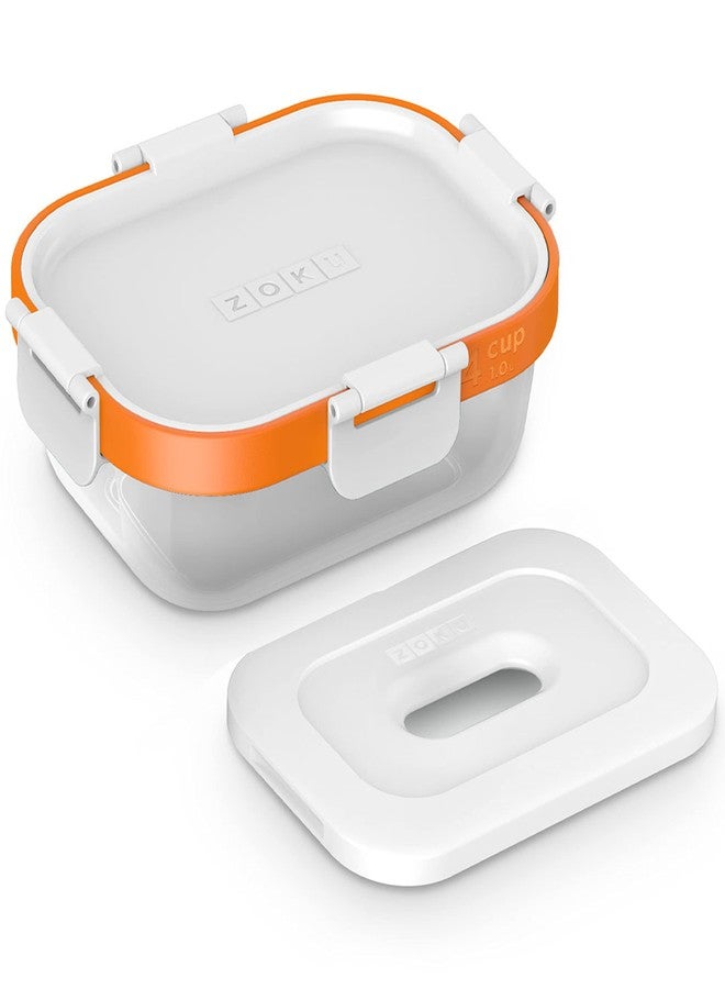 ZOKU - Nested Food Storage Container with Freezer Pack, Leak Proof with Airtight Lids, for Sandwiches, Lunches, Leftovers and more, Easy to Clean, Reusable, BPA Free (Neat Stack) (3 Piece) - Image 1