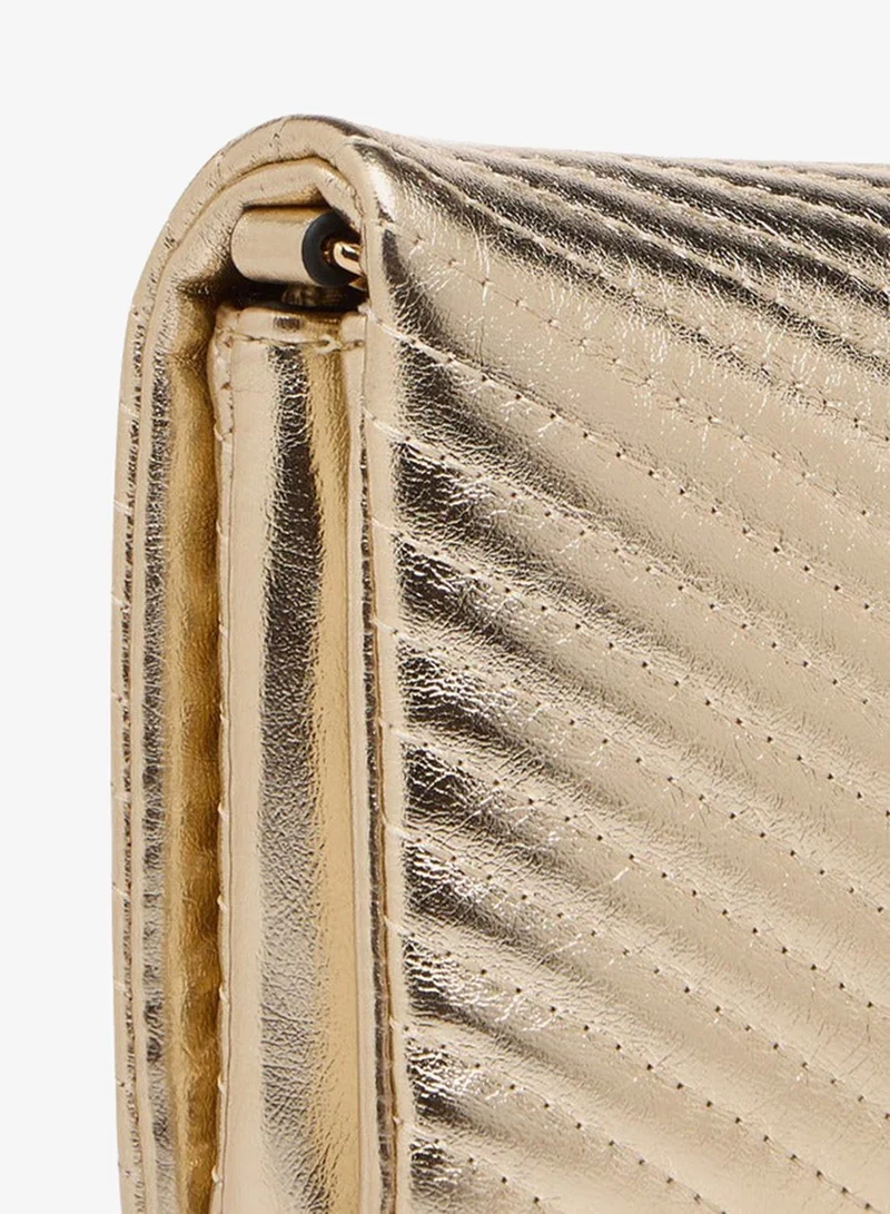 Paprika GOLD Quilted Crossbody Bag with Chain Strap for Women | Best Price UAE