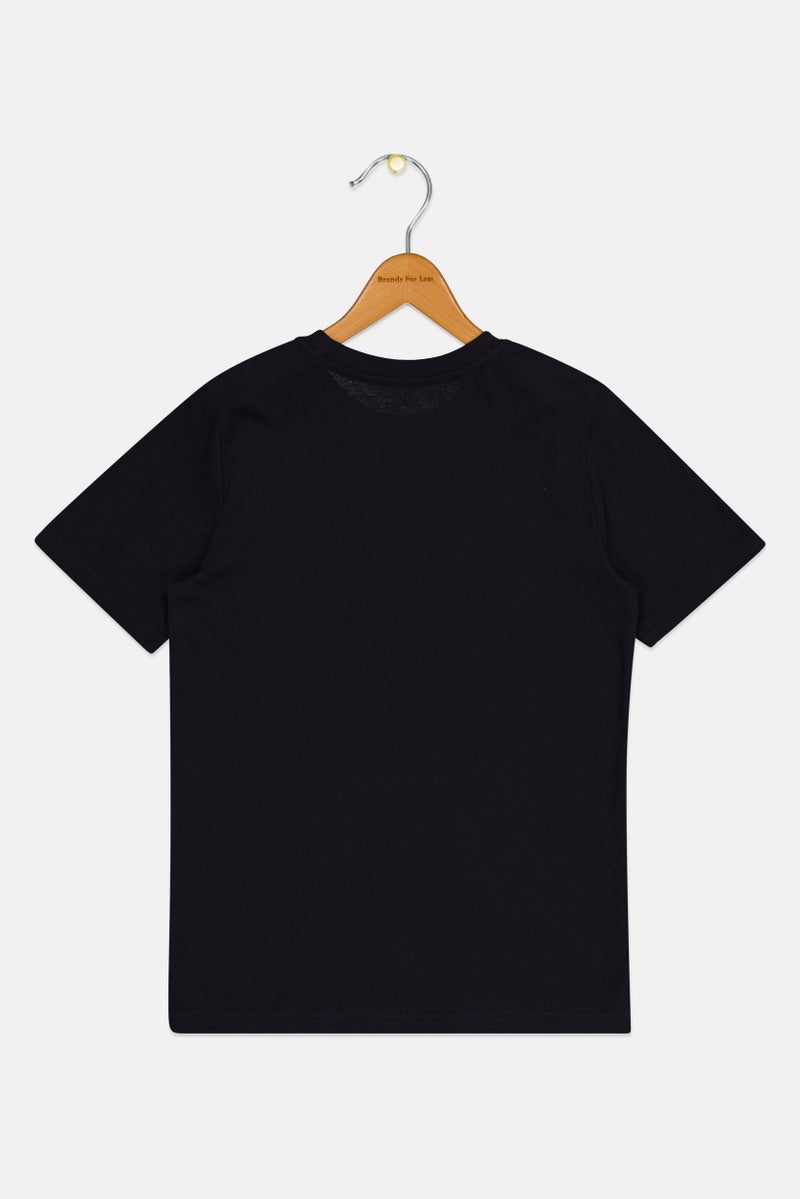 PUMA Kids Boy Short Sleeve Outdoor T-Shirt, Dark Navy - Image 2