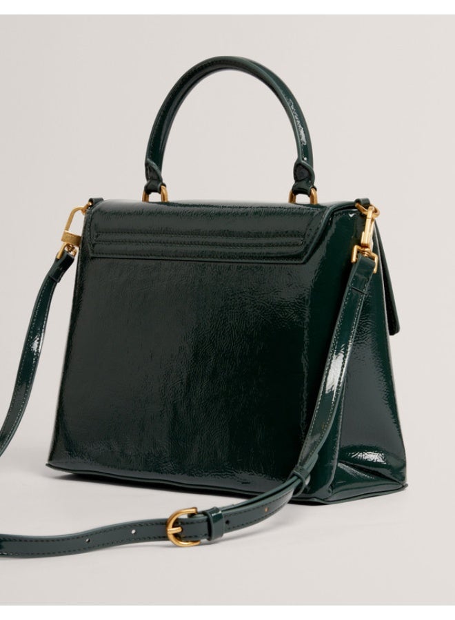 Ted Baker Rose Detail Crinkle Medium Top Handle Ba - Image 4