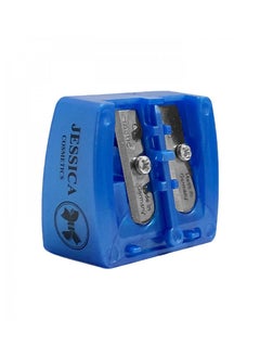 Double pencil sharpener from Jessica, dark blue