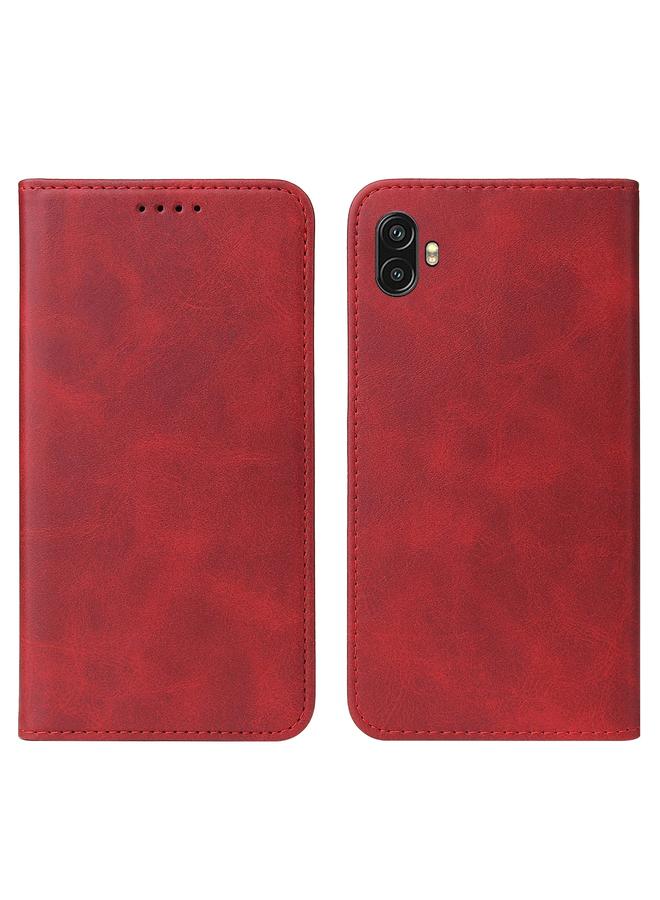 اس-توب جراب لهاتف Samsung Galaxy Xcover 6 Pro / Xcover Pro 2 جراب هاتف جلدي بإغلاق مغناطيسي - Image 2