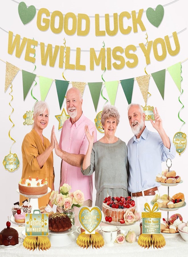 Roetyce Green Gold We Will Miss You Banner - Image 5